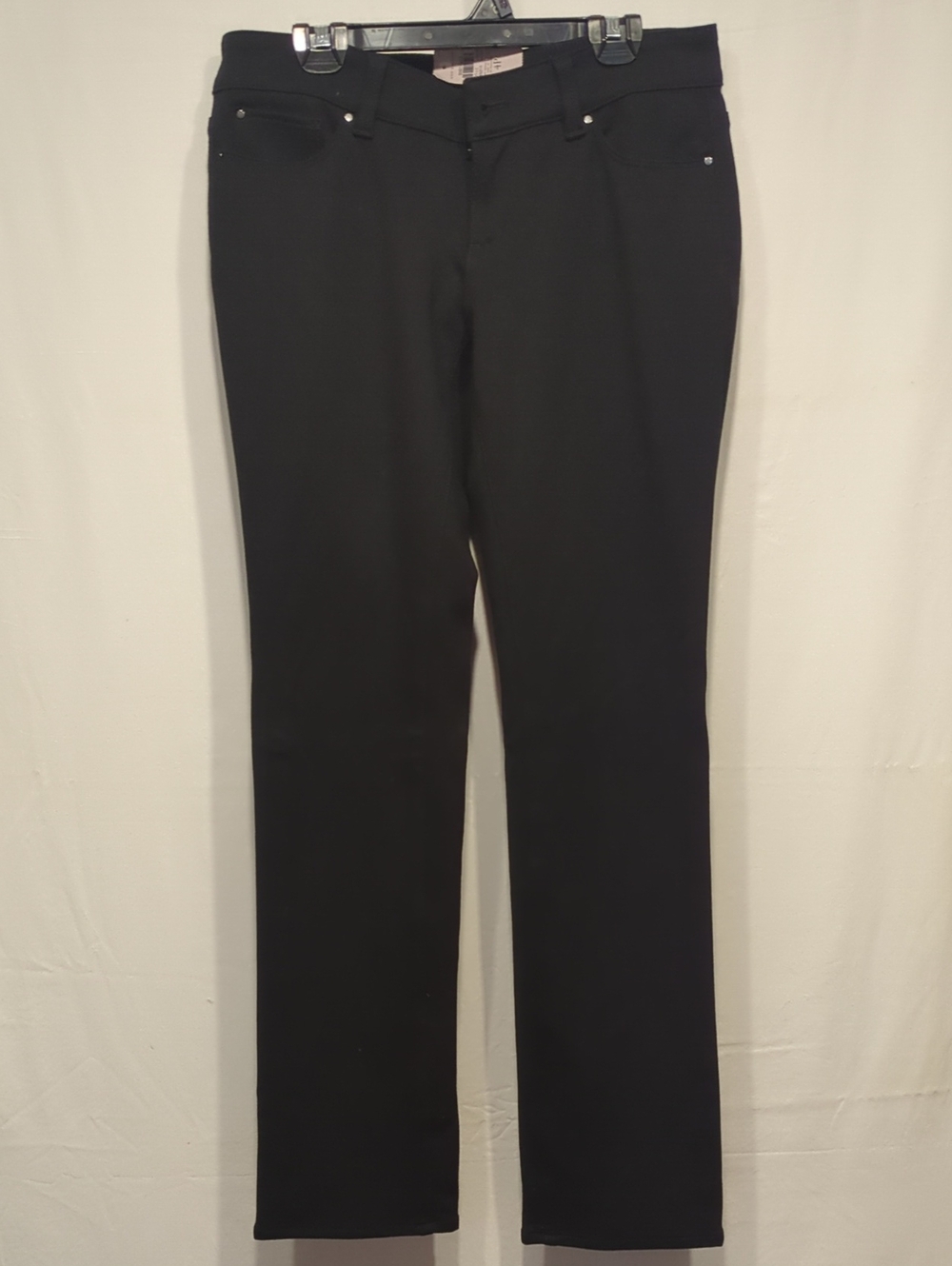 Ann Taylor Women's Straight-Leg Jeans in Black